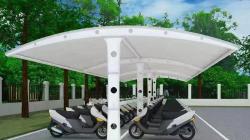 帶大家了解膜結(jié)構(gòu)停車棚怎么避免膜面積水？